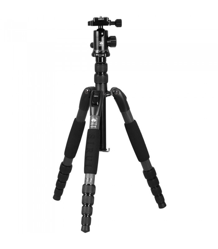 سه‌پایه فیبر کربنی Sirui مدل A1205 همراه با بال هد - رنگ مشکی