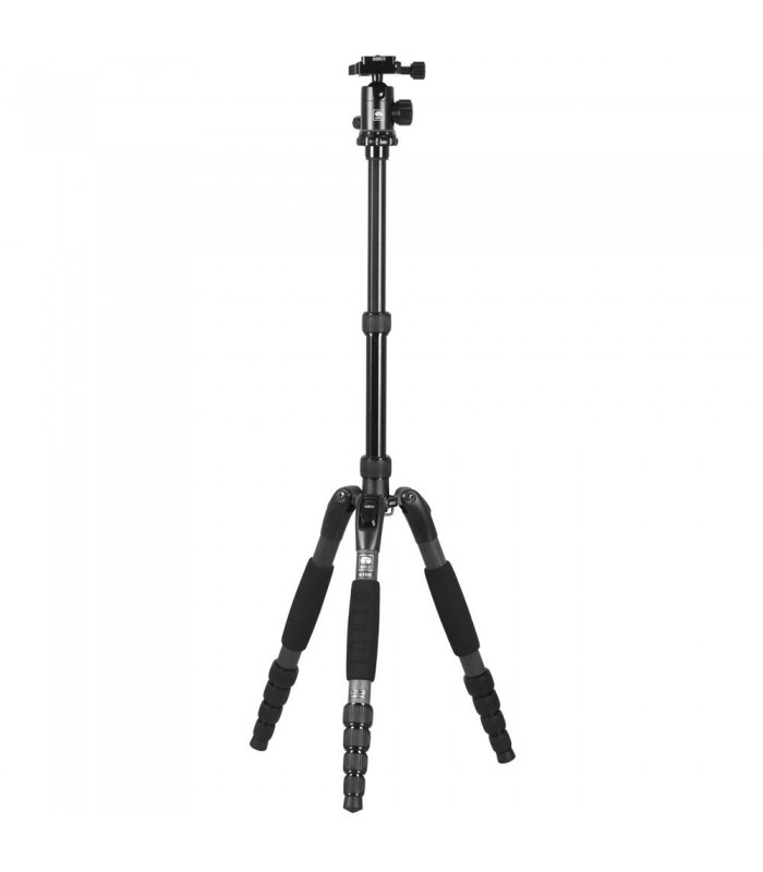 سه‌پایه فیبر کربنی Sirui مدل A1205 همراه با بال هد - رنگ مشکی