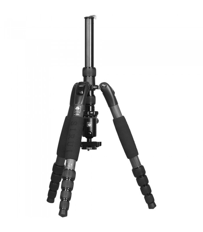 سه‌پایه فیبر کربنی Sirui مدل A1205 همراه با بال هد - رنگ مشکی