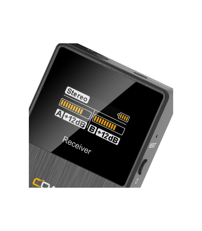 گیرنده دو کانال بی‌سیم میکروفون کامیکا مدل Comica BoomX-D RX