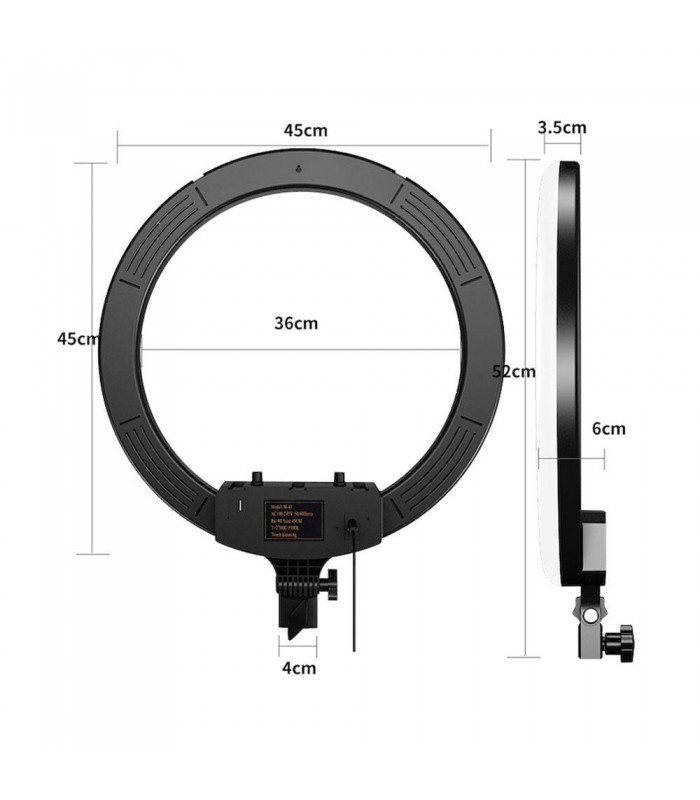 رینگ لایت MJ18 RGB