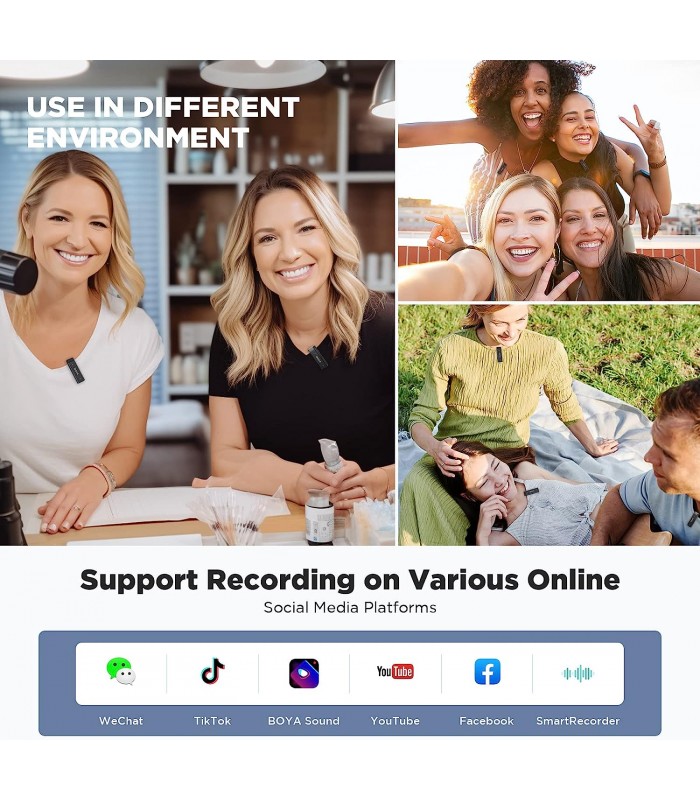 میکروفن بیسیم بویا مدل BOYA BY-W4