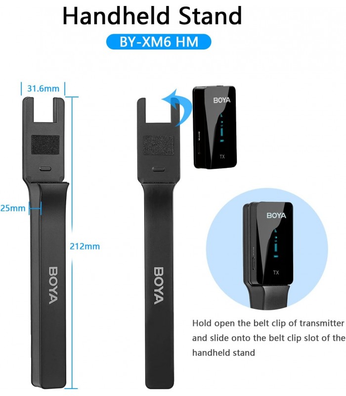 هولدر میکروفون بویا مدل Boya BY-XM6 HM