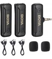 میکروفون بی سیم بویا مدل BY-WM3T2-M2 - 3.5mm TRS