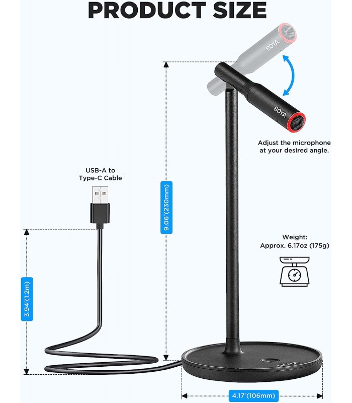 میکروفون رومیزی بویا BOYA by-CM1