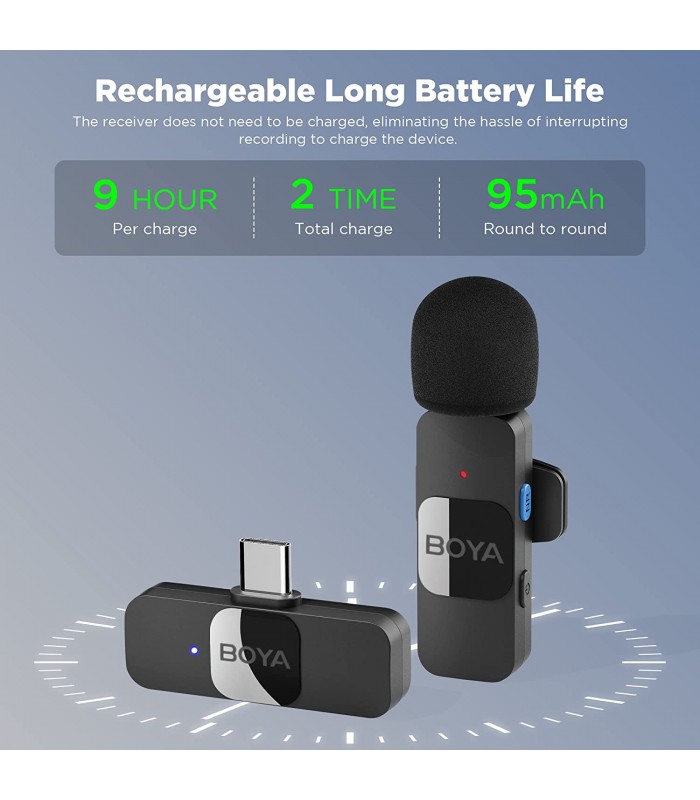 میکروفون بی سیم بویا مدل BOYA BY-V10