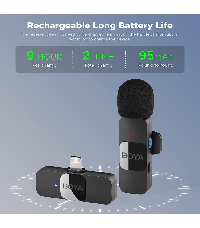 میکروفون بی سیم بویا مدل BOYA BY-V1