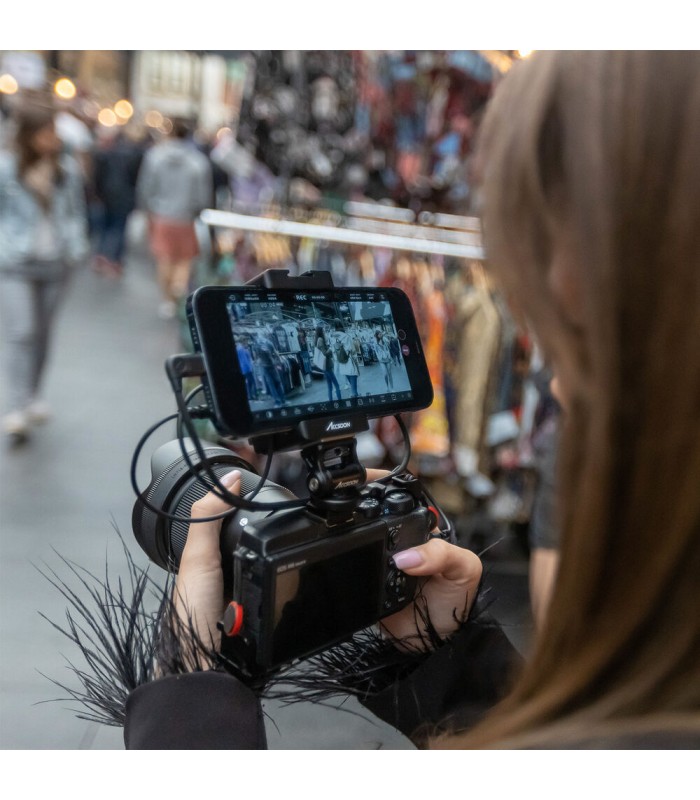 مبدل HDMI مخصوص دستگاه‌های iOS اکسون مدل Accsoon SeeMo - رنگ مشکی