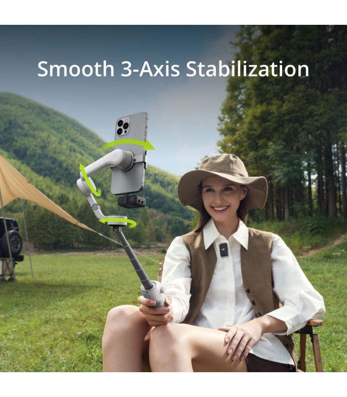 گیمبال موبایل اسمو موبایل ۶ | DJI Osmo Mobile 6 - رنگ خاکستری پلاتینیوم