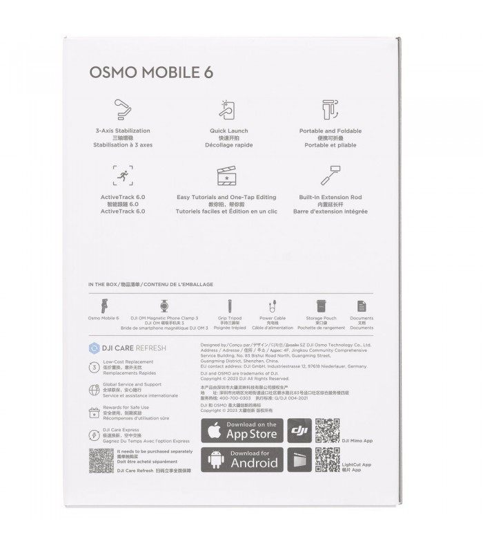 گیمبال موبایل اسمو موبایل ۶ | DJI Osmo Mobile 6 - رنگ خاکستری پلاتینیوم