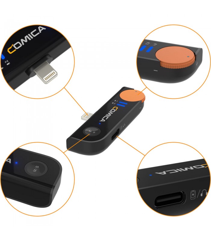 کیت میکروفون بیسیم کامیکا مدل Comica Audio Vimo S MI