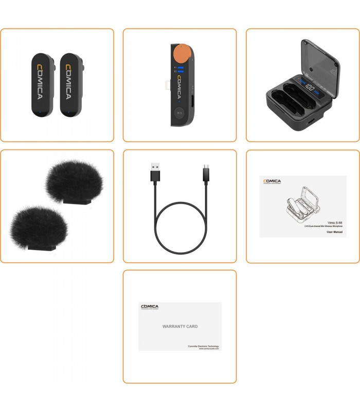 کیت میکروفون بیسیم کامیکا مدل Comica Audio Vimo S MI