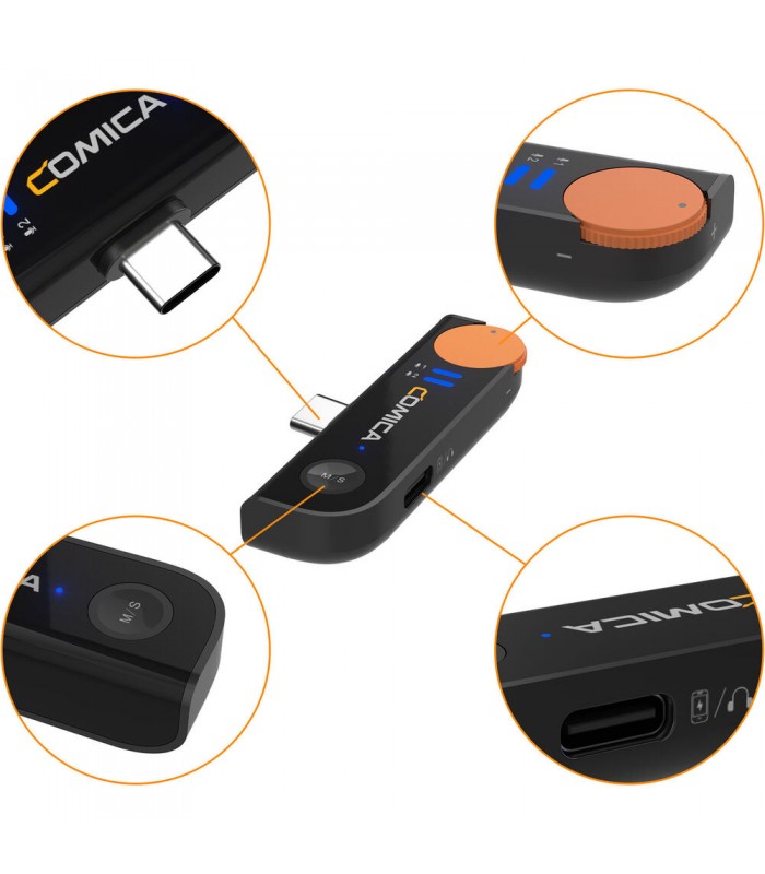 کیت میکروفون بیسیم کامیکا مدل Comica Audio Vimo S UC