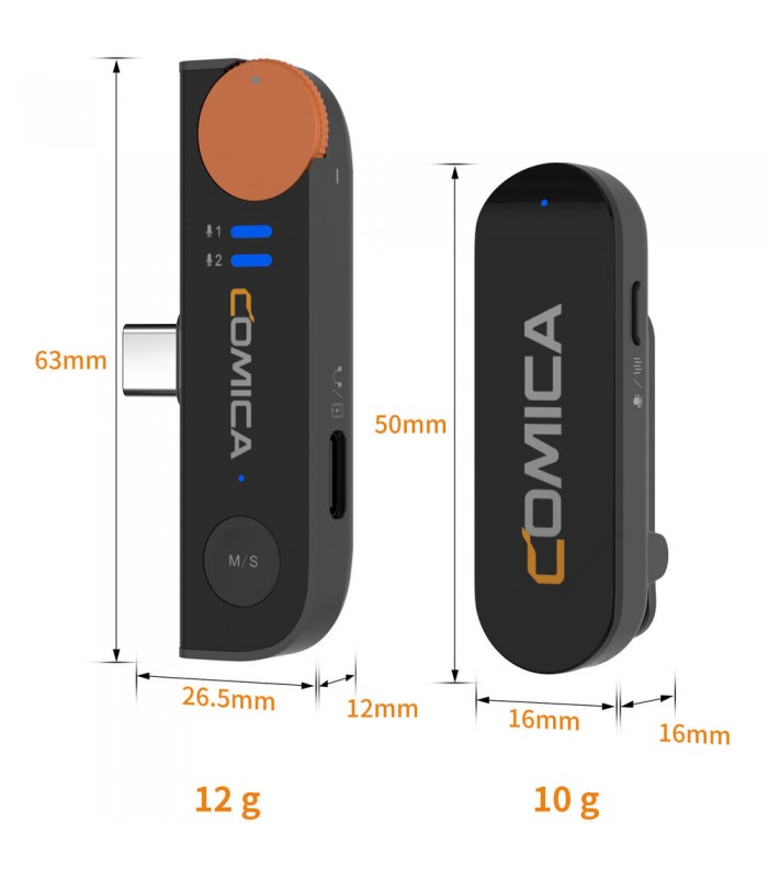 کیت میکروفون بیسیم کامیکا مدل Comica Audio Vimo S UC