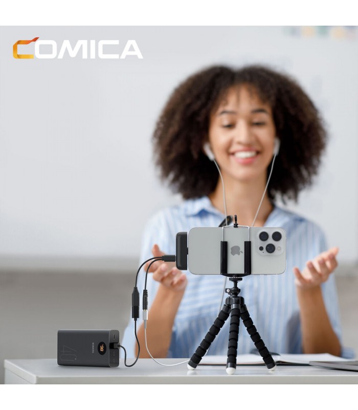 کیت میکروفون بیسیم کامیکا مدل Comica Audio Vimo S UC