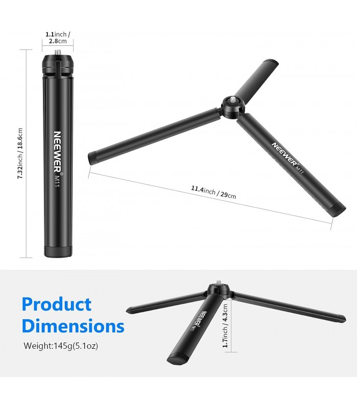 سه‌پایه رومیزی و گریپ گیمبال NEEWER