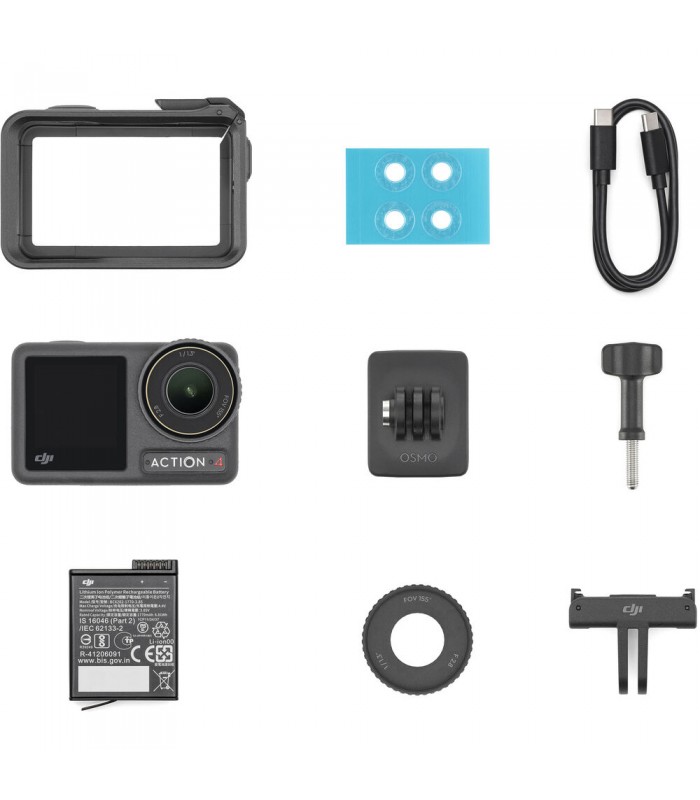 دوربین ورزشی اسمو اکشن ۴ | DJI Osmo Action 4 پک استاندارد کمبو