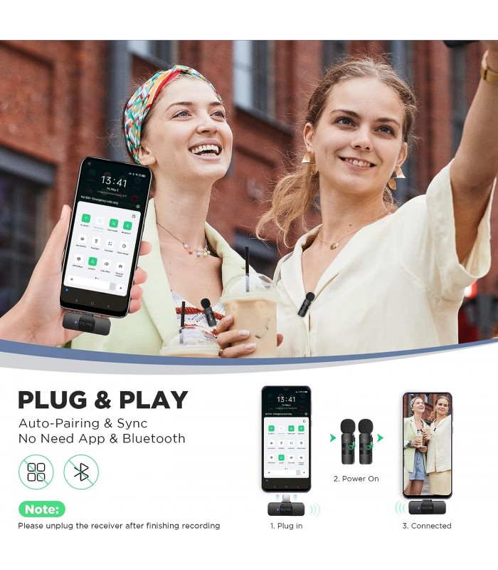 میکروفون بی سیم بویا مدل BOYA BY-V20