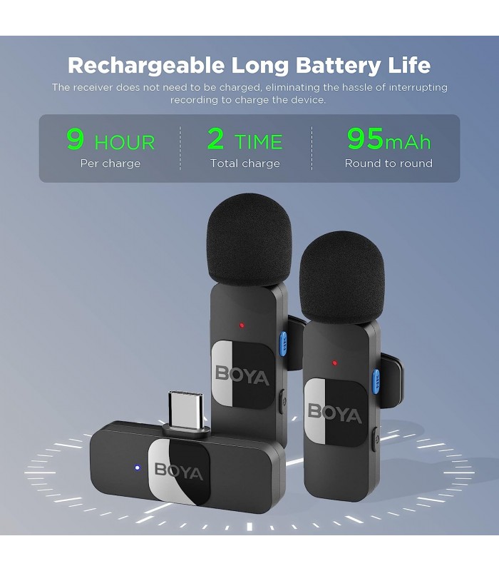 میکروفون بی سیم بویا مدل BOYA BY-V20