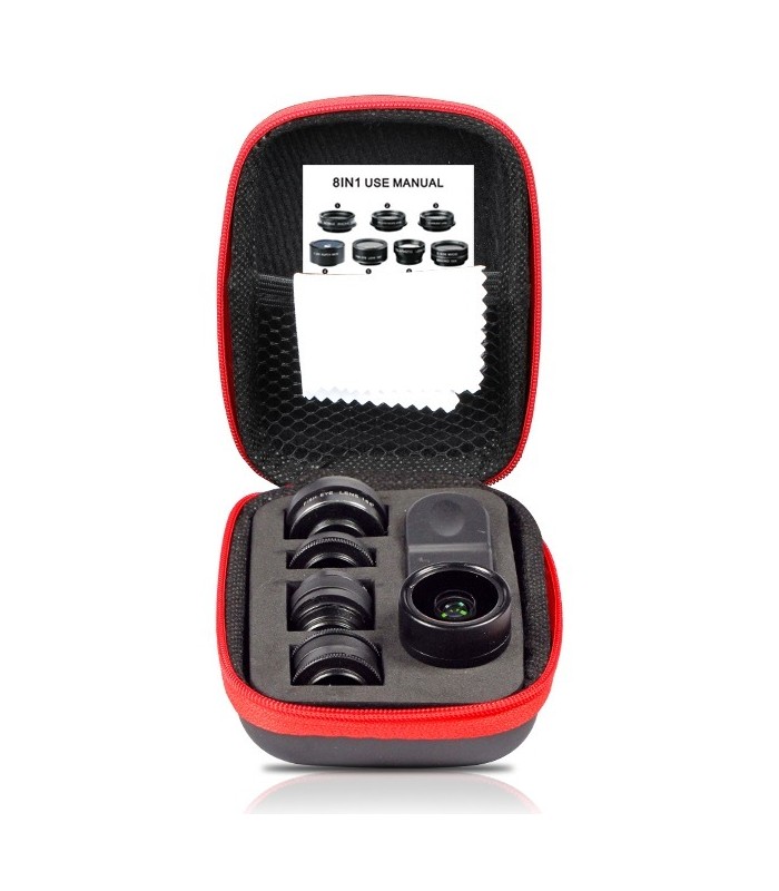 کیت لنز ۸ کاره IBOOLO - مناسب برای گوشی‌های هوشمند