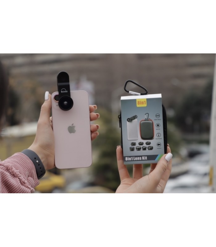 کیت لنز ۸ کاره IBOOLO - مناسب برای گوشی‌های هوشمند