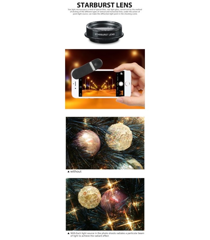 کیت لنز ۸ کاره IBOOLO - مناسب برای گوشی‌های هوشمند