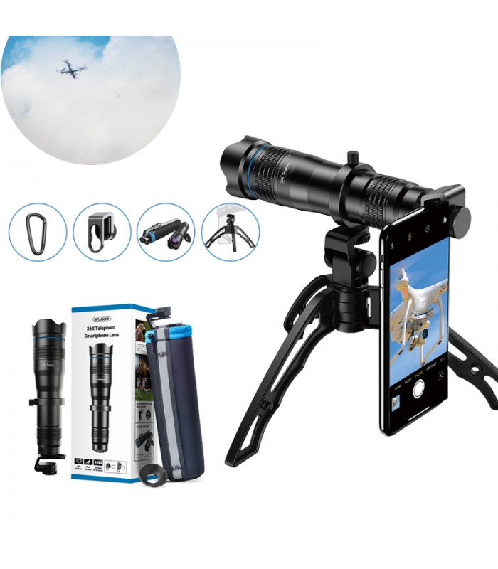 لنز تله زوم Apexel 36X - مناسب برای گوشی‌های هوشمند