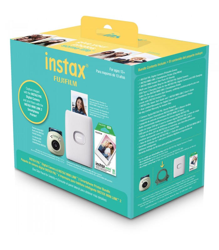 دوربین چاپ سریع فوجی‌فیلم مدل FUJIFILM INSTAX PAL به همراه پرینتر MINI LINK 2