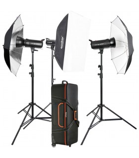کیت فلاش استودیویی ۳ شاخه گودوکس مدل Godox SK400II با گارانتی یک ساله