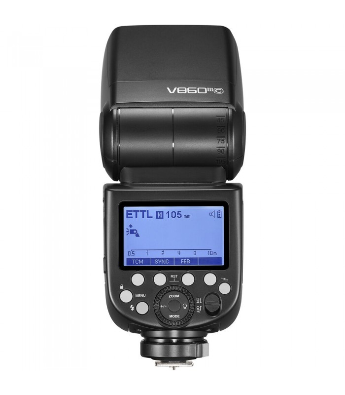 فلاش رودوربینی گودوکس مدل Godox V860 III مناسب برای دوربینهای کانن با گارانتی یک ساله