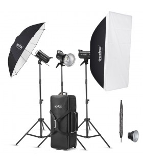 کیت فلاش استودیویی ۳ شاخه Godox مدل SK300II-V با گارانتی یک ساله