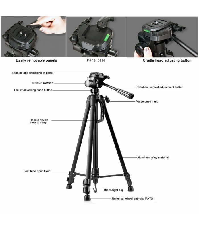 سه پایه عکاسی PROTOUCH مدل 3520