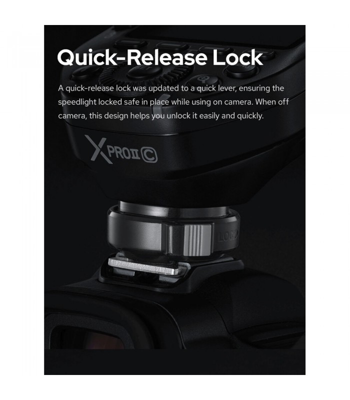 فرستنده رادیو تریگر گودوکس مدل Godox XPro II N TTL - مناسب برای دوربینهای نیکون