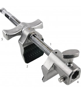 گیره بلند ۴۴ سانتی‌متری Kupo مدل Super Viser Clamp Center Jaw W/ Baby Receiver