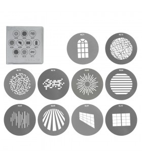 پک شماره ۱ شابلون نور نانلایت مدل Nanlite FM Mount GOBO Set 1