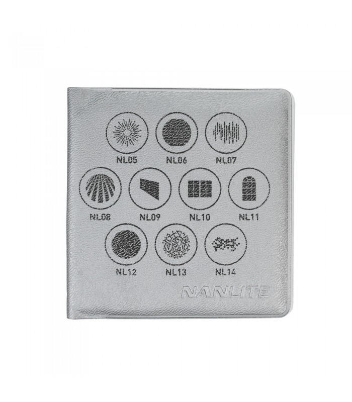 پک شماره ۱ شابلون نور نانلایت مدل Nanlite FM Mount GOBO Set 1