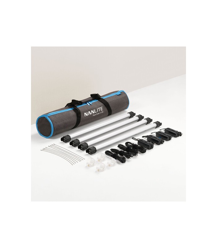 کیت ۴ عددی نور باتومی نانلایت مدل Nanlite PavoTube II 15C RGB