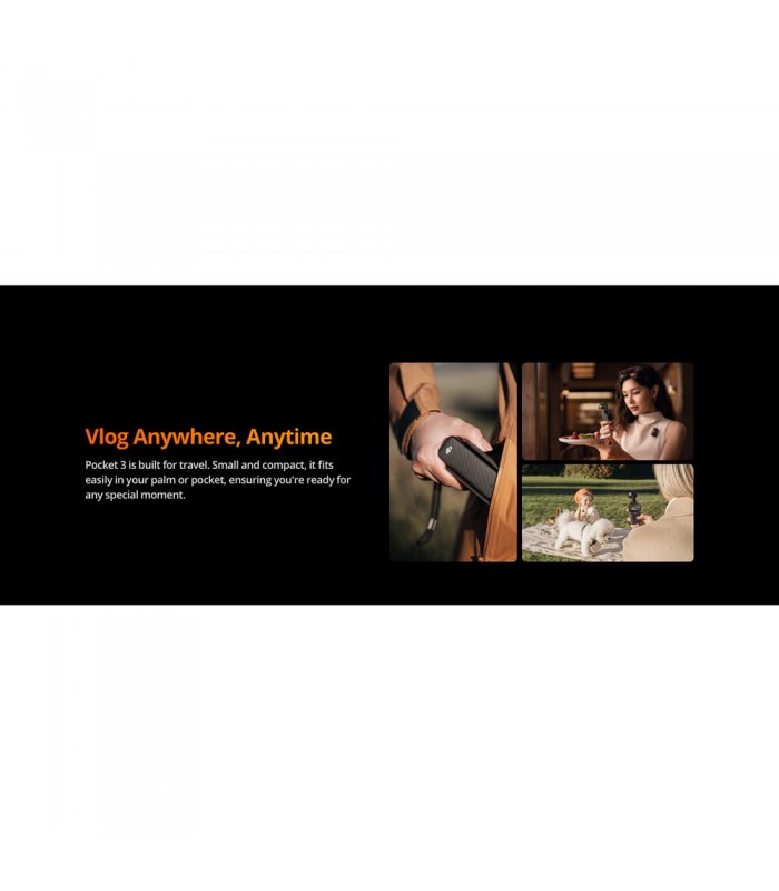 دوربین گیمبال DJI مدل اسمو پاکت ۳ کمبو | Osmo Pocket 3 Creator Combo
