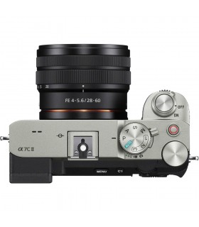 دوربین بدون آینه سونی a7C II همراه با لنز FE 28-60mm f/4-5.6 - رنگ نقره‌ای