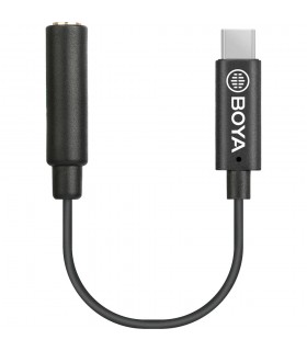 کابل مبدل USB Type-C به ۳.۵ میلی‌متری TRRS بویا مدل Boya BY-K9