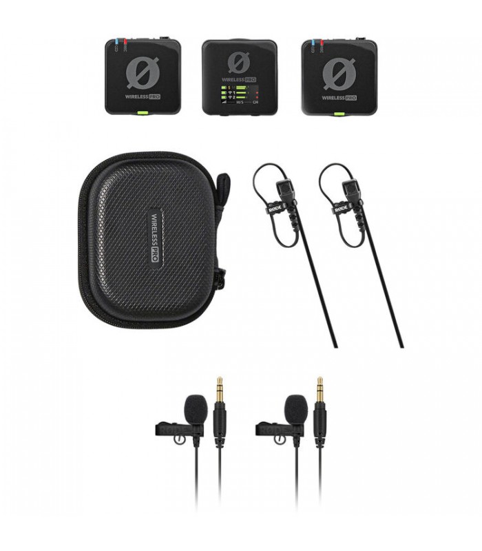 میکروفون بی‌سیم رود مدل RODE Wireless PRO - چهار میکروفون یقه‌ای