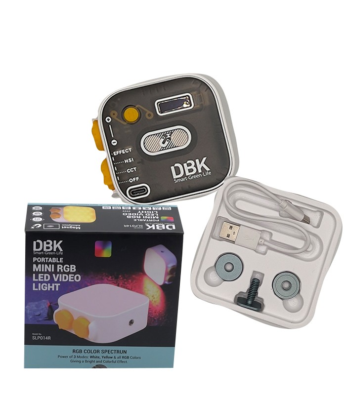 نور ثابت ال ای دی DBK مدل MINI RGB SLP014R