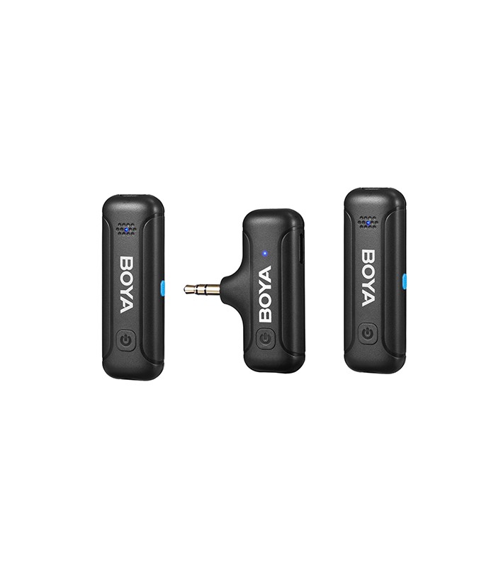 میکروفون بی سیم بویا مدل BY-WM3T2-M2 - 3.5mm TRS همراه با کیس شارژ