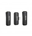 میکروفون بی سیم بویا مدل BY-WM3T2-U2 - USB Type-C همراه با کیس شارژ