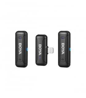 میکروفون بی سیم بویا مدل BY-WM3T2-D2 - پورت لایتنینگ همراه با کیس شارژ