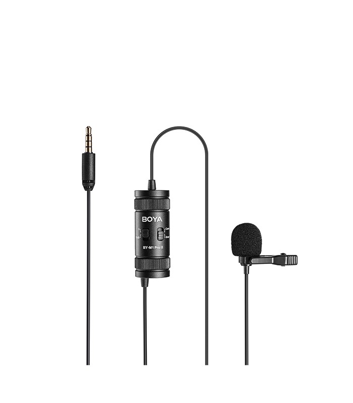 میکروفن یقه ای بویا مدل BY-M1 Pro II با جک ۳.۵ میلیمتری