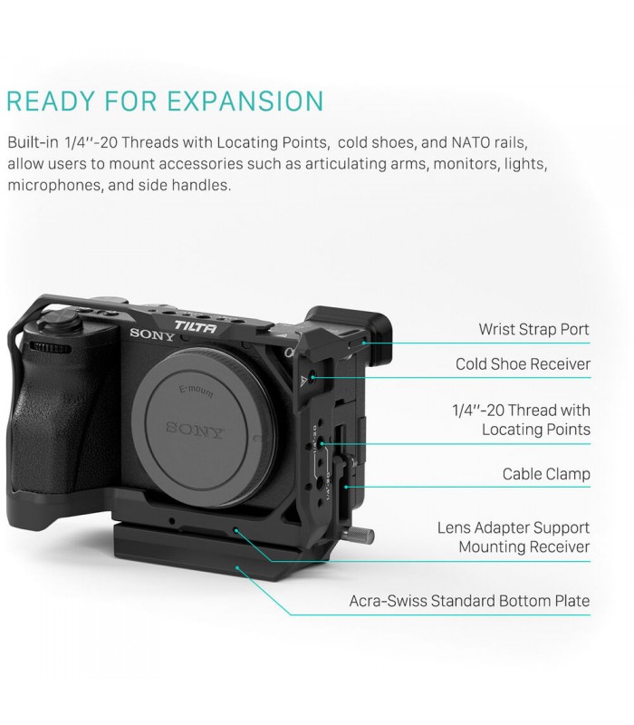 کیج دوربین تیلتا | Tilta مخصوص دوربین سونی a6700 - مدل TA-T54-A-B