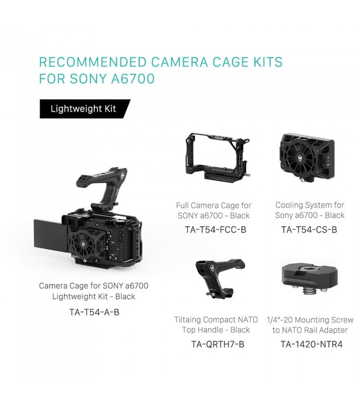 کیج دوربین تیلتا | Tilta مخصوص دوربین سونی a6700 - مدل TA-T54-A-B