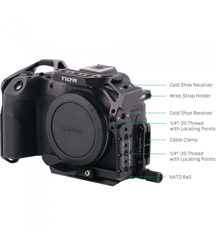 کیج دوربین تیلتا | Tilta مخصوص دوربین کانن R8 - مدل TA-T28-A-B