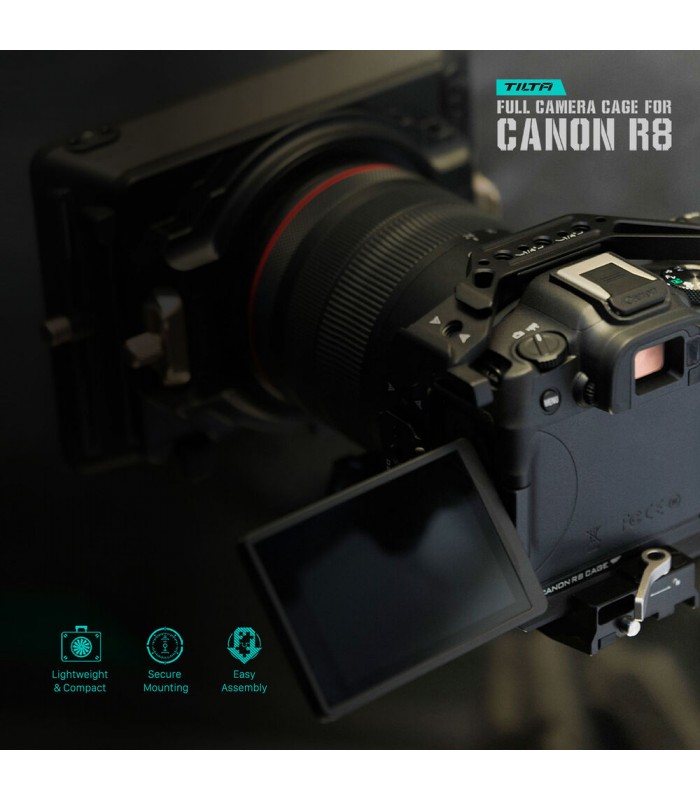 کیج دوربین تیلتا | Tilta مخصوص دوربین کانن R8 - مدل TA-T28-A-B